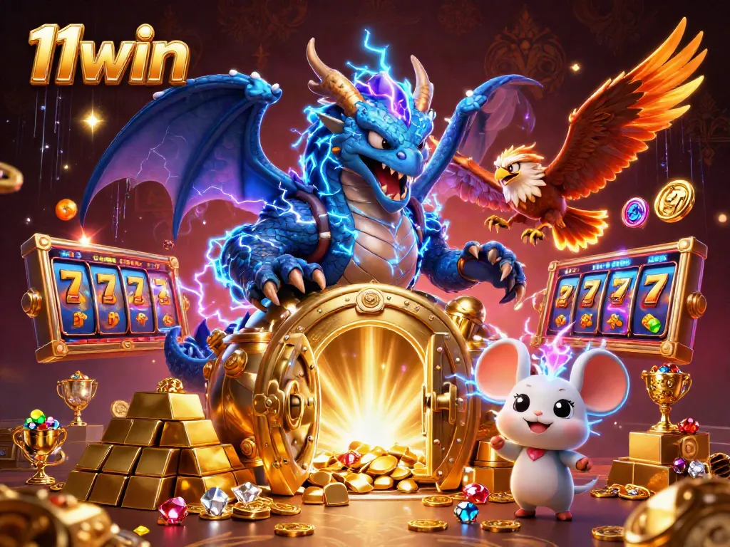 Engage with thrilling slots and jackpots at 11win featuring dynamic gaming characters.